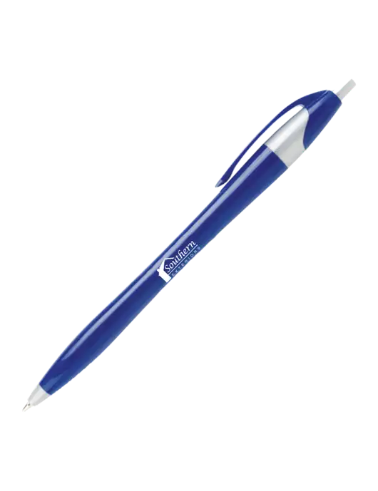Novella Navy/Silver Corporate Pen- Blue Ink w/Southern Exteriors Logo