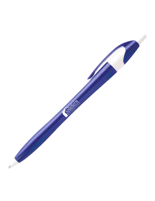 Novella Royal/White Executive Pen - Blue Ink w/Southern Exteriors Logo