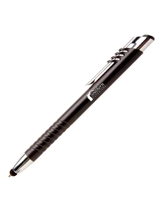 Schirhart Black Stylus Pen - Blue Ink w/Southern Exteriors Logo