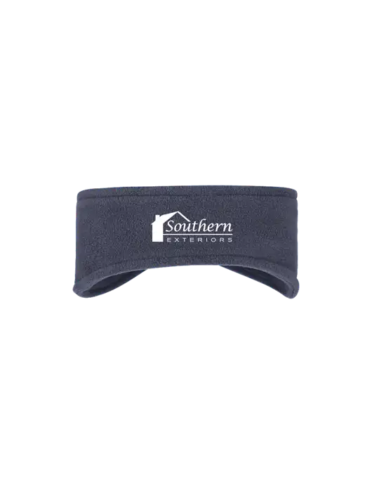 Navy Stretch Fleece Headband w/Southern Exteriors Logo
