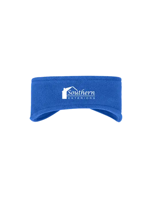 Royal Stretch Fleece Headband w/Southern Exteriors Logo