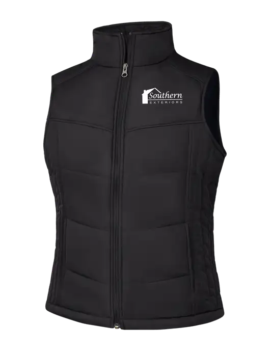 Womens Black/Black Vest w/Southern Exteriors Logo