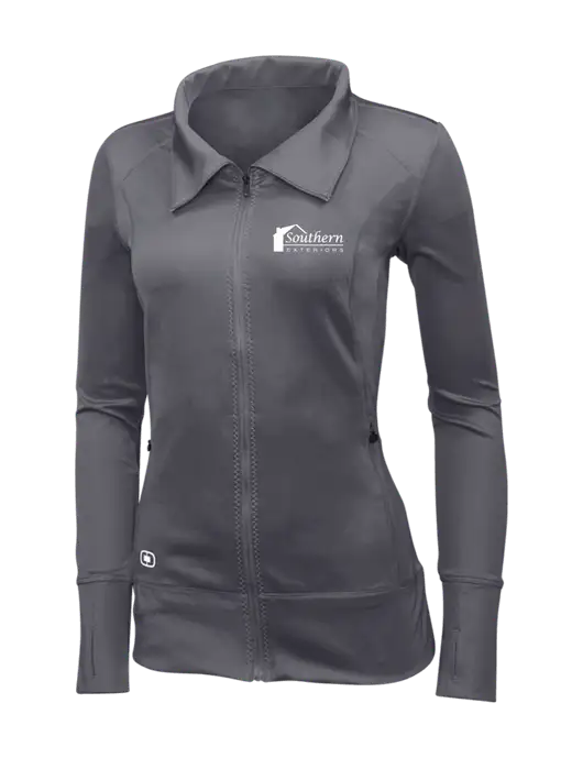 OGIO Dark Grey Womens Endurance Fulcrum Full-Zip w/Southern Exteriors Logo