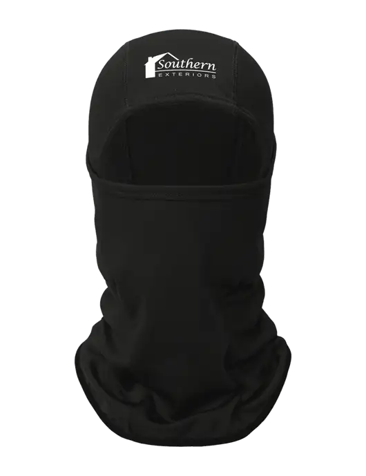 Black CornerStone Smooth Fleece Face Mask w/Southern Exteriors Logo