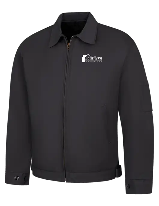 Red Kap Dark Grey Slash Pocket Jacket w/Southern Exteriors Logo