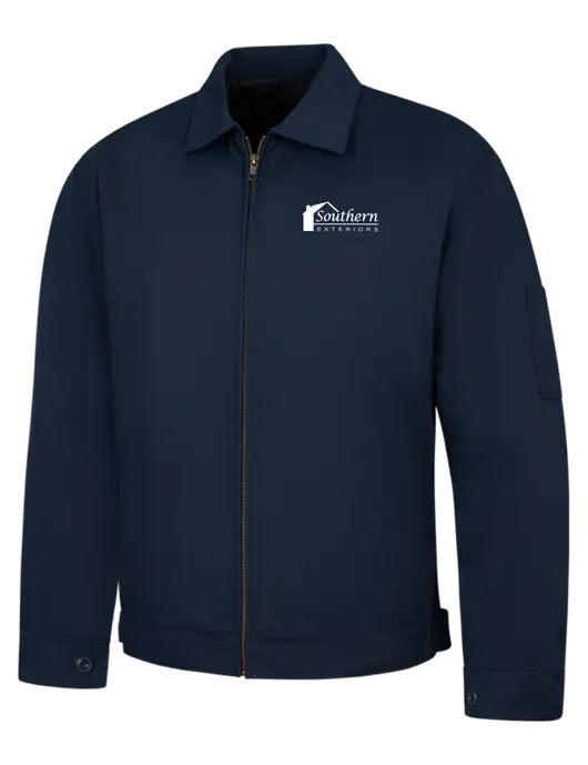 Red Kap Navy Slash Pocket Jacket w/Southern Exteriors Logo