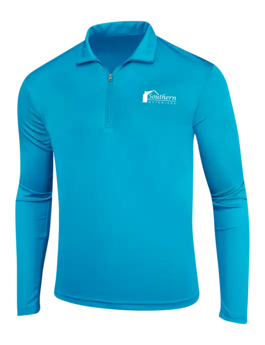 Sapphire Blue PosiCharge Competitor 1/4 Zip Pullover w/Southern Exteriors Logo