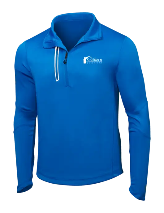 OGIO Electric Blue Endurance Fulcrum 1/4 Zip w/Southern Exteriors Logo