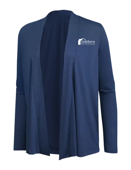 Dusty  Blue Womens Concept Cardigan w/Southern Exteriors Logo